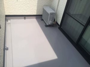 豊川市　外壁塗装　ベランダ防水　完了