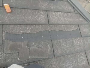豊橋市　屋根塗装　補修　下地処理