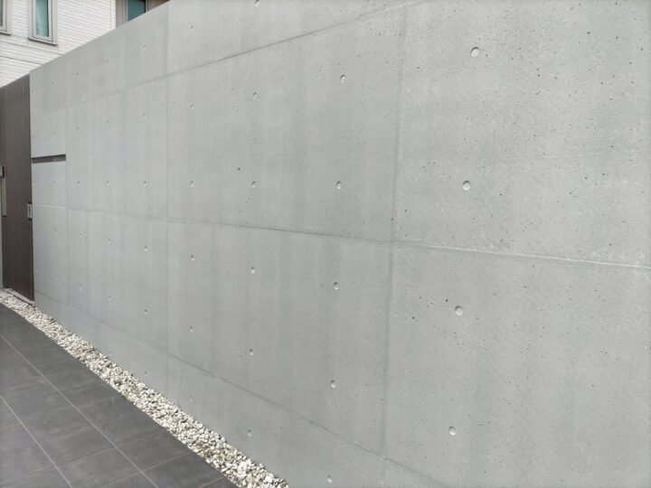 豊橋市Ｋ様邸　コンクリート塀塗装工事　