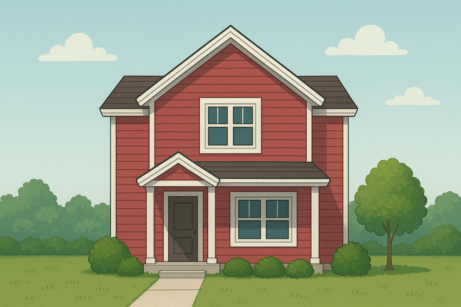 豊川市 外壁塗装 カラー レッド系