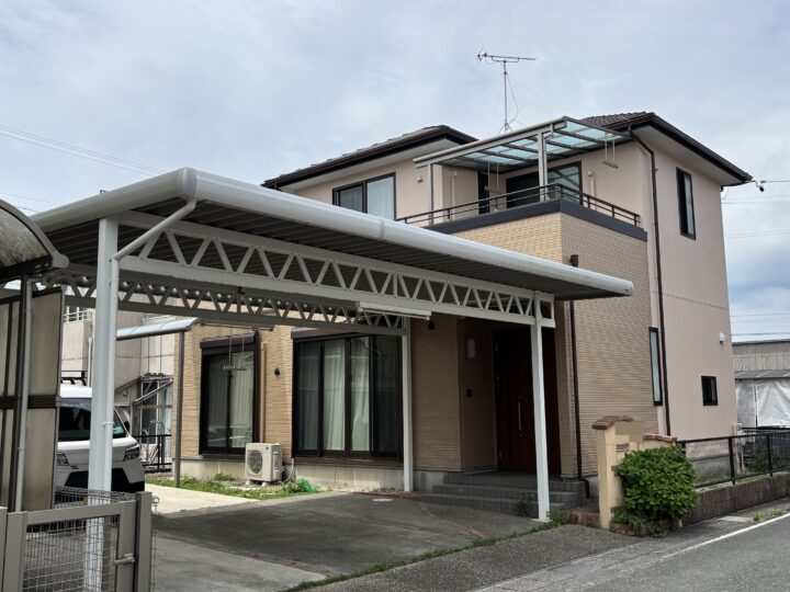 豊橋市若松町　Ｔ様邸　外壁塗装工事　