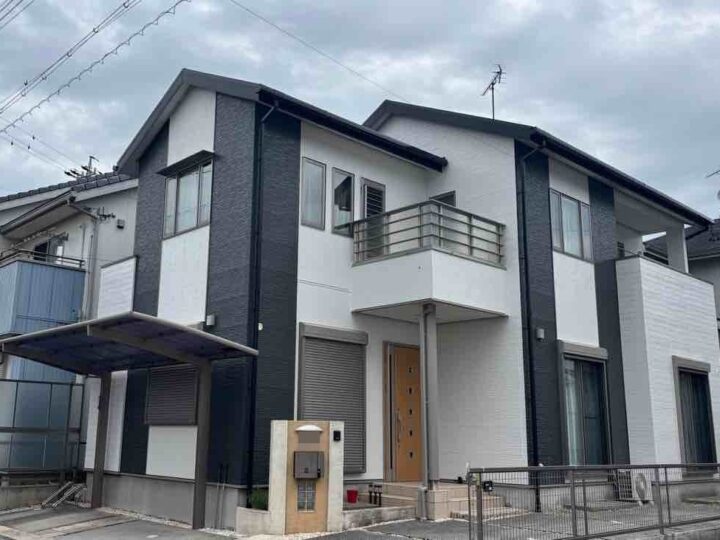 豊橋市春日町　Ａ様邸　外壁塗装・屋根塗装工事　　　