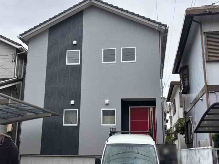 豊橋市北岩田　Ｋ様邸　外壁塗装工事　